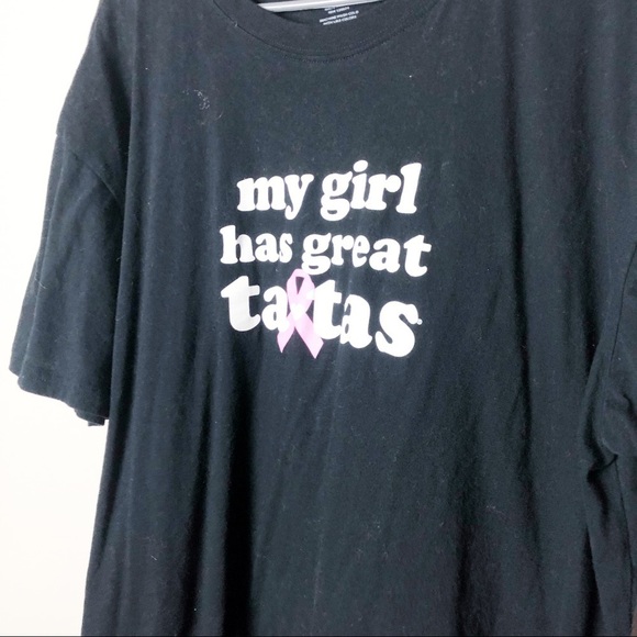 Breast Cancer Awareness Tatas Brand T Shirt - Picture 2 of 4